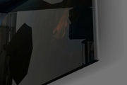 The Face of Colors Glass Wall Art || Designer Collection