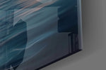 Sunset Sailboat Glass Wall Art || Designer Collection