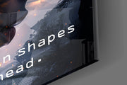 The Fire Within Glass Wall Art || Designer Collection