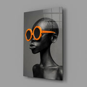Faces of Colors Glass Wall Art || Designer Collection
