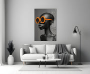 Faces of Colors Glass Wall Art || Designer Collection