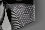 Striped Look Glass Wall Art || Designer Collection