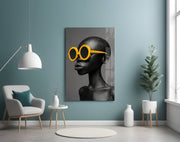 Faces of Colors Glass Wall Art || Designer Collection