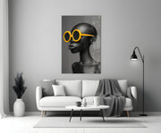 Faces of Colors Glass Wall Art || Designer Collection