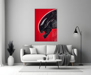 Alien: Red Menace Glass Wall Art || Designer Collection