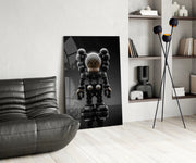 Modern Vinyl Character Glass Wall Art || Designer Collection