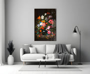 Classical Still Life Glass Wall Art || Designer Collection