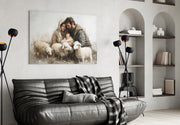 Holy Presence Glass Wall Art || Designer Collection