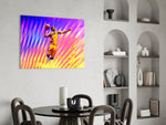 Basketball Legend Glass Wall Art || Designer Collection