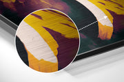 Gele shirt Basketbal speler – Dibond Schilderij