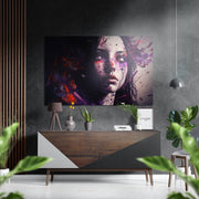 Het meisje – Dibond Schilderij