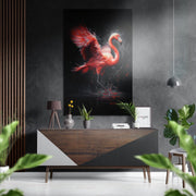 Vleugels van flamingo – Dibond Schilderij