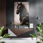 Van de strijder paard – Dibond Schilderij