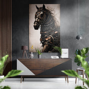 Van de strijder paard – Dibond Schilderij