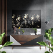 Schedels Hebben Plezier – Dibond Schilderij