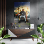 Straatbasketbal icoon – Dibond Schilderij