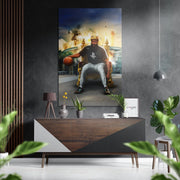 Straatbasketbal icoon – Dibond Schilderij