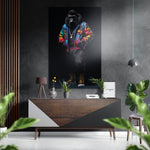 Stijlvol aap – Dibond Schilderij