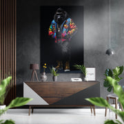 Stijlvol aap – Dibond Schilderij