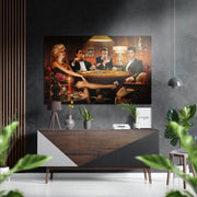 Vintage Pokertafel in Loungesfeer