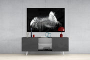 Feather Glass Wall Art.