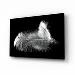 Feather Glass Wall Art.