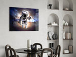 Astronaut Glass Wall Art.