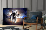 Astronaut Glass Wall Art.
