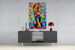 Tiger Glass Wall Art.