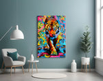 Tiger Glass Wall Art.