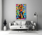 Tiger Glass Wall Art.