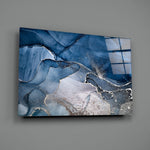 Abstract Depth Glass Wall Art.