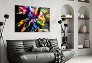 Colorful Thoughts Glass Wall Art.