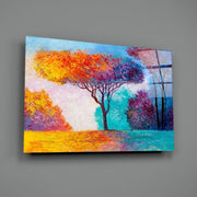 The Story of Autumn Glass Wall Art.