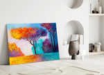 The Story of Autumn Glass Wall Art.