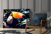 Toco Toucan Glass Wall Art.
