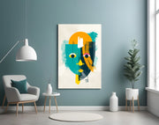 Illustration Glass Wall Art.