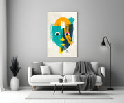 Illustration Glass Wall Art.