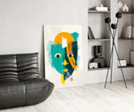 Illustration Glass Wall Art.