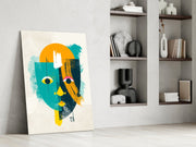 Illustration Glass Wall Art.