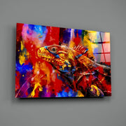 Chameleon Glass Wall Art.