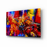 Chameleon Glass Wall Art.