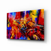 Chameleon Glass Wall Art.
