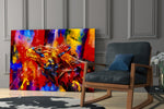 Chameleon Glass Wall Art.