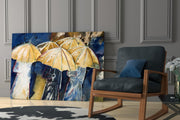 Umbrellas Glass Wall Art.