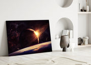Space Glass Wall Art.