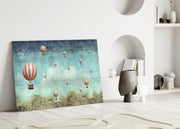 Balloon Glass Wall Art.