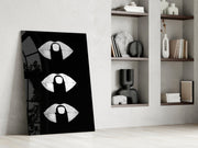 Lips Glass Wall Art.
