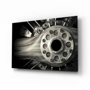 Wheel Glass Wall Art.