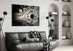 Wheel Glass Wall Art.